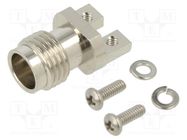 Connector: coaxial; Insulation: PTFE; 50Ω; Mat: stainless steel HIROSE