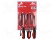 Kit: screwdrivers; Torx®; Size: TX10,TX15,TX20,TX25,TX30,TX40 Milwaukee