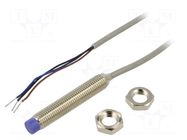 Sensor: inductive; OUT: PNP / NO; 0÷6mm; 10÷30VDC; M8; 2m; IP67 SELS