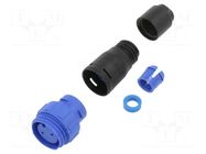 Connector: circular; plug; male; PIN: 2; 250V; w/o contacts; IP68 BULGIN