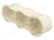 Enclosure: junction box; Ø: 63mm; Z: 60mm; plaster embedded; deep JONEX