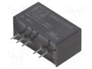 Converter: DC/DC; 1W; Uin: 9÷18V; Uout: 15VDC; Iout: 67mA; SIP7; 1MHz XP POWER