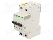 Circuit breaker; 400VAC; Inom: 10A; Poles: 1+N; Charact: B; 10kA SCHNEIDER ELECTRIC