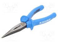 Pliers; half-rounded nose; 170mm; 508/4G; Cut: with side face UNIOR