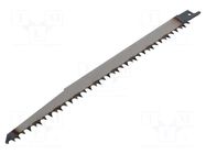 Hacksaw blade; wood,reciprocating saw; 240mm; 4teeth/inch; 3pcs. Milwaukee