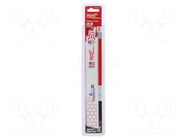 Hacksaw blade-set; metal; 230mm; 14teeth/inch; 5pcs. Milwaukee