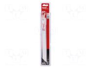 Hacksaw blade-set; metal; 230mm; 14teeth/inch; 5pcs. Milwaukee