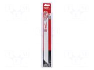 Hacksaw blade-set; metal; 230mm; 18teeth/inch; 5pcs. Milwaukee
