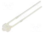 LED; yellow; 1.8mm; 1500÷2000mcd; 15°; Front: convex; Pitch: 2.54mm OPTOSUPPLY
