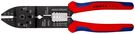 KNIPEX 97 21 215 Crimping Pliers with multi-component grips black lacquered 230 mm