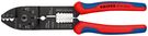 KNIPEX 97 21 215 C Crimping Pliers with multi-component grips black lacquered 230 mm