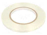Tape: electrical insulating; W: 9mm; L: 50m; Thk: 0.085mm; acrylic H-OLD