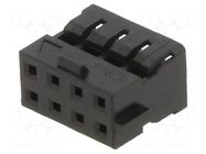 Connector: wire-wire/PCB; plug; female; PIN: 8; Milli-Grid; 2mm; 2x4 MOLEX