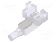 Fiber for LED; Ø2.8mm; L: 14mm; No.of mod: 1; Front: flat; H: 5mm BIVAR