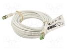 Patch cord; S/FTP; Cat 8.1; stranded; Cu; LSZH; white; 7.5m; 26AWG Goobay