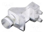 Fiber for LED; Ø3mm; Front: flat; angular,with PCB mounting BIVAR