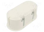 Enclosure: junction box; Ø: 62mm; Z: 60mm; plaster embedded; deep JONEX