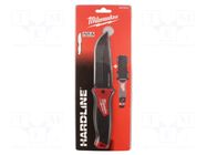 Knife; universal; Overall len: 262mm; Blade length: 127mm Milwaukee