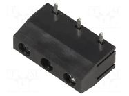 Connector: PCB terminal block; terminal; straight; on PCBs; black XINYA