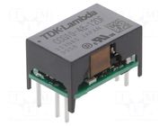 Converter: DC/DC; 10W; Uin: 18÷76VDC; Uout: 12VDC; Uout2: -12VDC TDK-LAMBDA