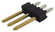 CONN, HEADER, 3POS, 1ROW, 2.54MM