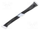 Ribbon cable with connectors; 0.1m; with leads; PIN: 10; 125V; 1A MOLEX