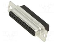 D-Sub housing FCT DSUB CRP RCPT 25 PN MOLEX