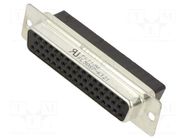 D-Sub housing FCT DSUB CRP RCPT 50 PN MOLEX