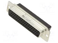 D-Sub housing FCT DSUB CRP RCPT 50 PN MOLEX