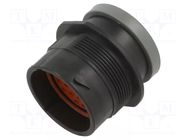 Connector: circular; socket,plug; male; HDP20; PIN: 31; straight DEUTSCH