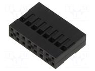 Connector: pin strips; plug; female; PIN: 16; straight; for cable HARWIN