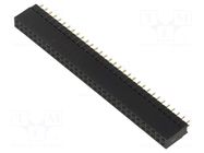 Connector: pin strips; socket; female; PIN: 64; straight; THT; 2x32 HARWIN