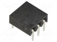 Connector: pin strips; socket; female; PIN: 3; angled 90°; THT; 1x3 HARWIN
