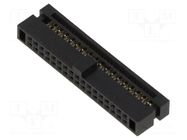Board-to-board connector 1.27 IDC SOCKET 34 POSN HARWIN