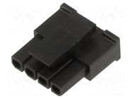 Connector: wire-board; plug; female; PIN: 4; Micro-Fit 3.0; 3mm; 1x4 MOLEX