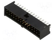 PIN: 30; male; 2.54mm MOLEX