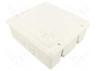 Enclosure: junction box; X: 170mm; Y: 190mm; Z: 80mm; wall mount JONEX