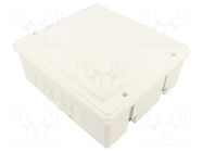 Enclosure: junction box; X: 170mm; Y: 190mm; Z: 80mm; wall mount JONEX