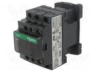 Contactor: 3-pole; NO x3; Auxiliary contacts: NO + NC; 230VAC; 9A SCHNEIDER ELECTRIC