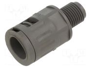 Straight terminal connector; Thread: metric,outside; IP68,IP69 LAPP