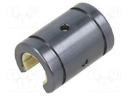 Linear slide bearing; aluminium,iglidur® J; Ø: 16mm; L: 36mm IGUS