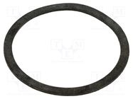 Gasket; chloroprene; Thk: 1.5mm; Øint: 62.5mm; Øout: 73mm; M63; black HELLERMANNTYTON