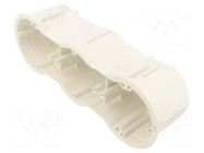 Enclosure: junction box; Ø: 63mm; Z: 60mm; plaster embedded; deep JONEX