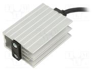 Heater; 25W; 100÷250V; IP20; for DIN rail mounting; 70x50x27mm PLASTIM