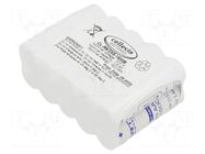 Re-battery: Ni-MH; AA; 12V; 1500mAh; soldering lugs; 71x30x52mm CELLEVIA BATTERIES