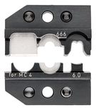 KNIPEX 97 49 66 6 Crimping die for solar cable connectors MC4 (Multi-Contact) cutting - stripping - crimping 