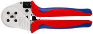 KNIPEX 97 52 65 Four-Mandrel Crimping Pliers for turned contacts with multi-component handles chrome-plated 230 mm