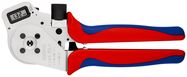KNIPEX 97 52 65 DG Four-Mandrel Crimping Pliers for turned contacts with multi-component handles chrome-plated 250 mm