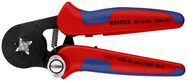 KNIPEX 97 53 04 SB Self-Adjusting Crimping Pliers for wire ferrules with lateral access with multi-component handles burnished 180 mm