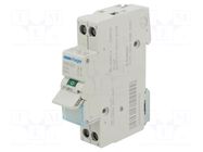 Switch-disconnector; Poles: 2; for DIN rail mounting; 25A; 230VAC HAGER